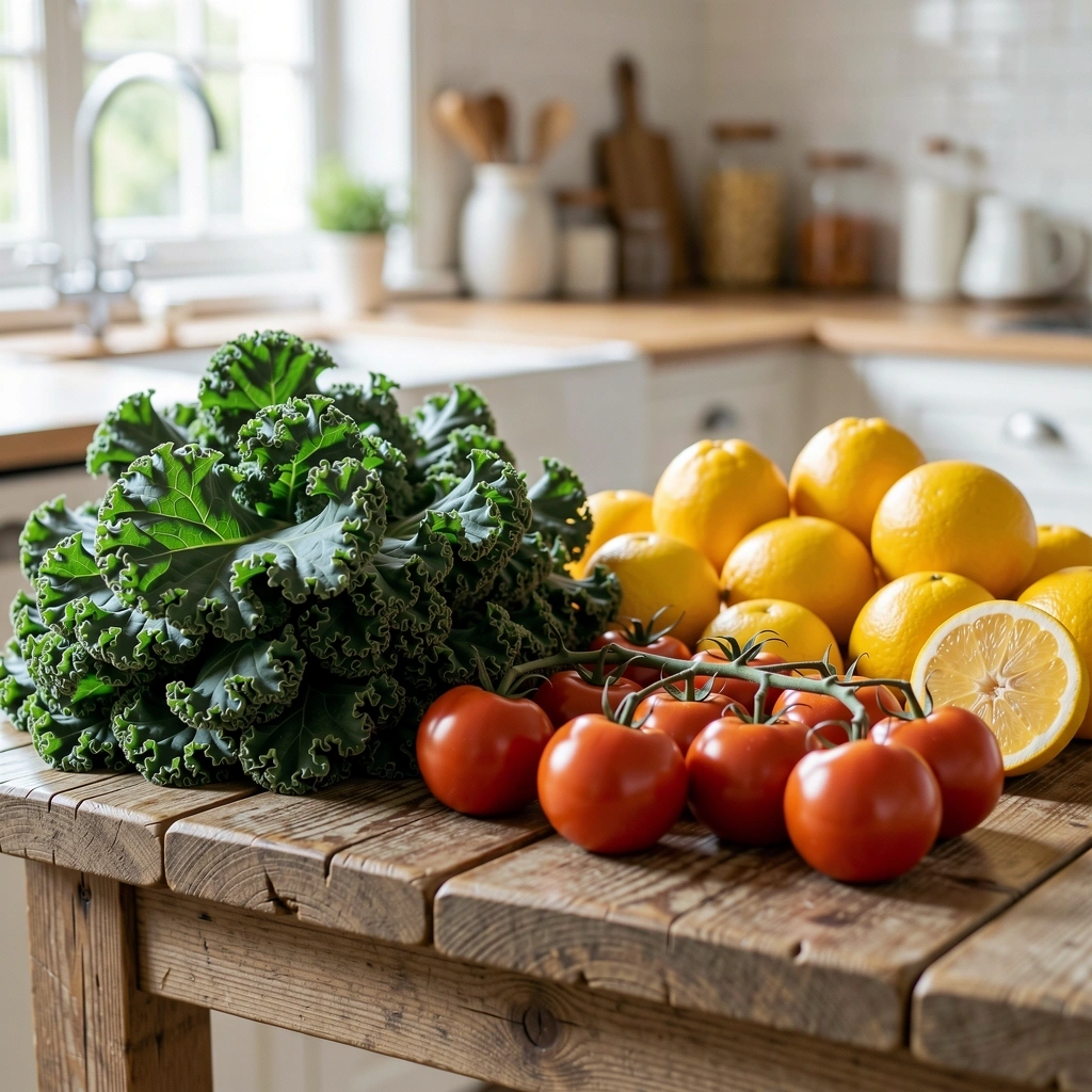 Frische gesunde Ernährung